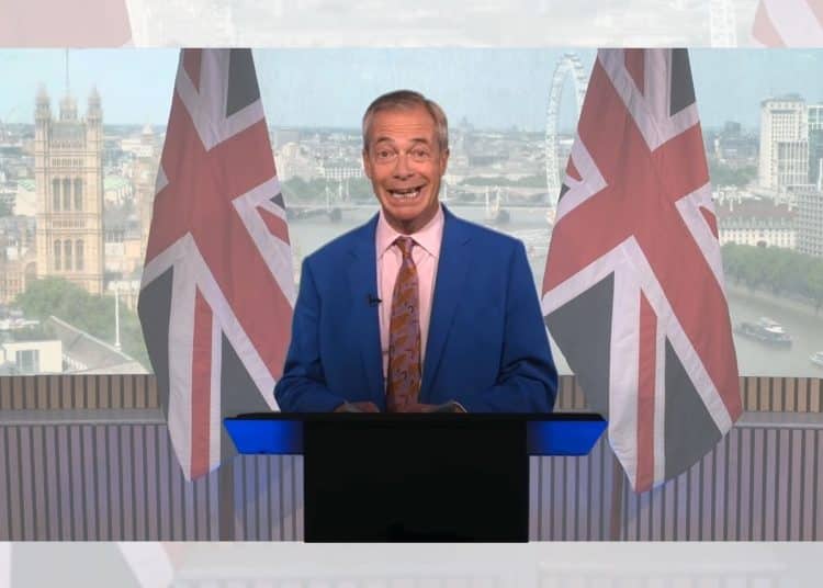 Nigel Farage of Reform UK