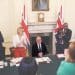 Labour Keir Starmer being applauded by his cabinet