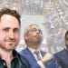Hugo Rifkind of the Times, and Nigel Farage and Zia Yusuf of Reform UK