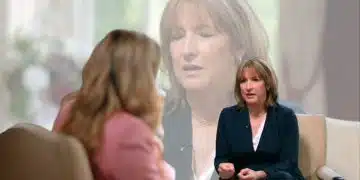 Starmer — Rachel Reeves of the Labour Party and Laura Kuenssberg of the BBC
