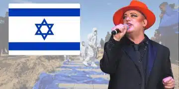 Boy George, the Israeli flag, and mass graves in Gaza