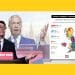 Andy Burnham of Labour, Nigel Farage of Reform UK, and a YouGov poll