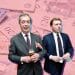 Nigel Farage and George Cottrell of Reform UK