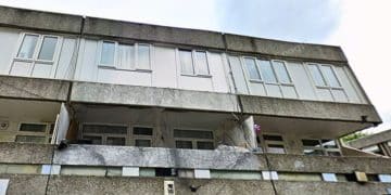 Buildings on the Lesnes estate