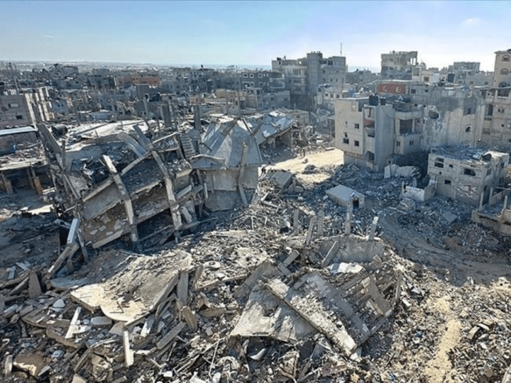 The Nuseirat refugee camp after it was bombed by the IOF on 8 June 2024
