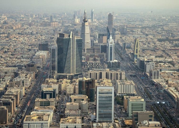 Cityscape of Riyadh Illustrating Amnesty report on Filipino domestic workers in Saudi Arabia