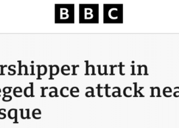 BBC mosque attack reporting