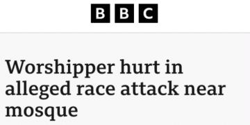 BBC mosque attack reporting